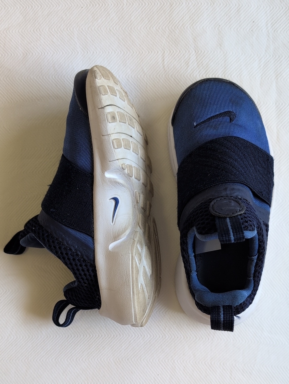nike presto extreme toddler slip-on runners sneakers blue size 9C